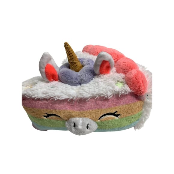 Squishable Plush Cake Unicorn Slice Multicolor 2021 Dessert Stuffed Doll Toy Foo - Picture 1 of 5